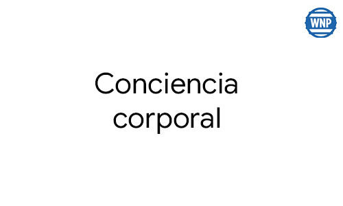 conciencia corporal