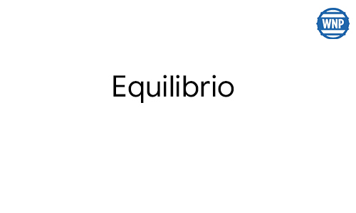 equilibrio